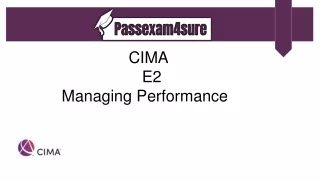 cima e2 managing performance