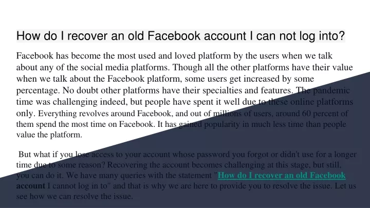 ppt-how-do-i-recover-an-old-facebook-account-i-can-not-log-into