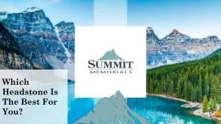which headstone is the best for you