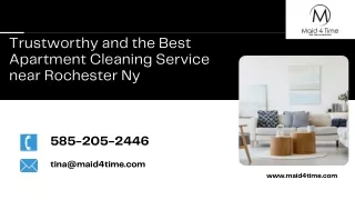 Trustworthy and the Best Apartment Cleaning Service near Rochester Ny