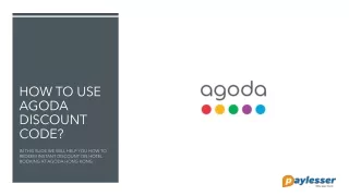 Agoda Discount Code & Promo Codes