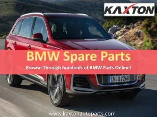 BMW Car Spare Parts Online- Kaxton