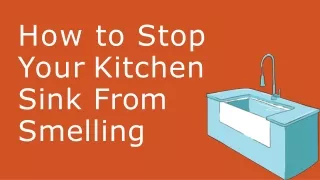 How to Stop Kitchen Sink From Smelling