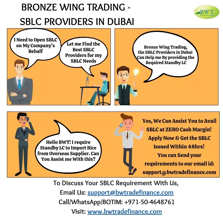 bronze wing trading sblc providers in dubai