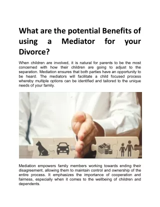 what are the potential benefits of using