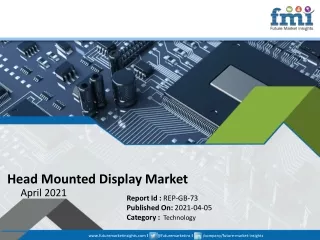 head mounted display market april 2021