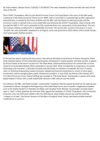 by justin haskins opinion factor