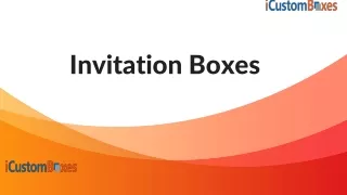 invitation boxes