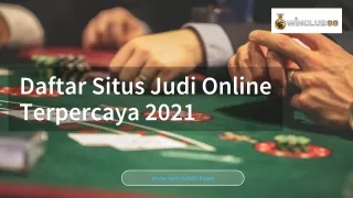 Situs Online Judi Terbaik