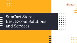 Get The Best Deals On Suncart For Your E-commerce Soultions