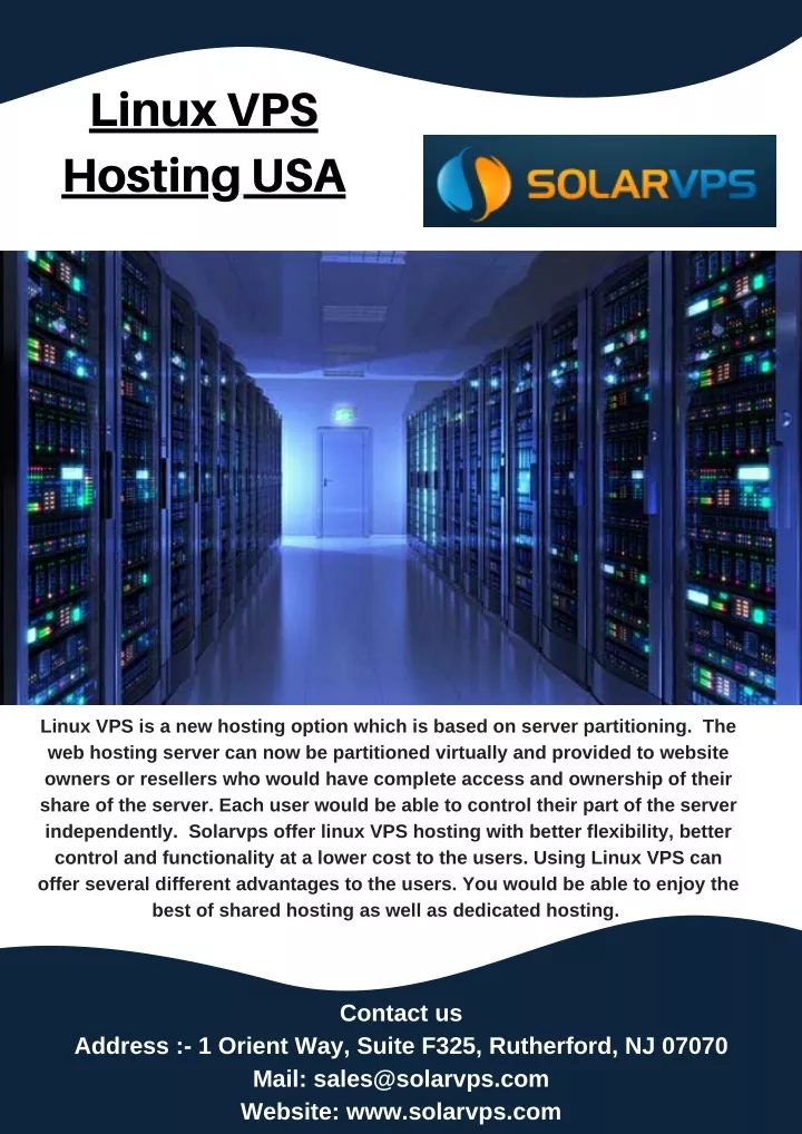 linux vps hosting usa