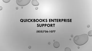 quickbooks enterprise support
