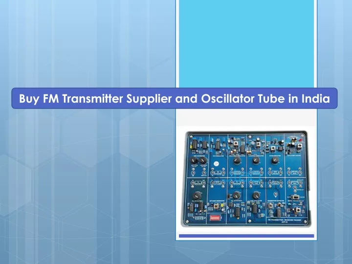 buy fm transmitter supplier and oscillator tube