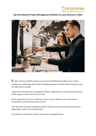 top 10 enterprise project management software