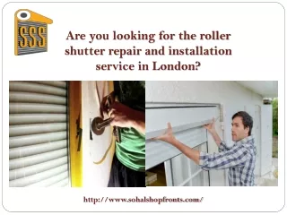 Roller Shutter Repair Central London