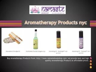 a romatherapy products nyc