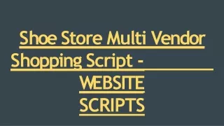 s hoe store multi v endor