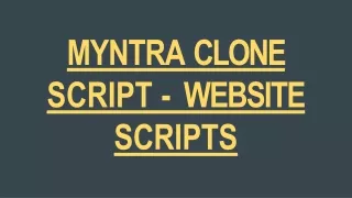 myntra clone