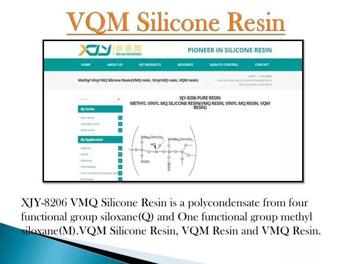 vqm silicone resin