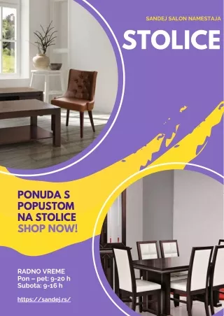 Ponuda s Popustom na Stolice