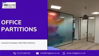 Customise Workplace With Office Partitions