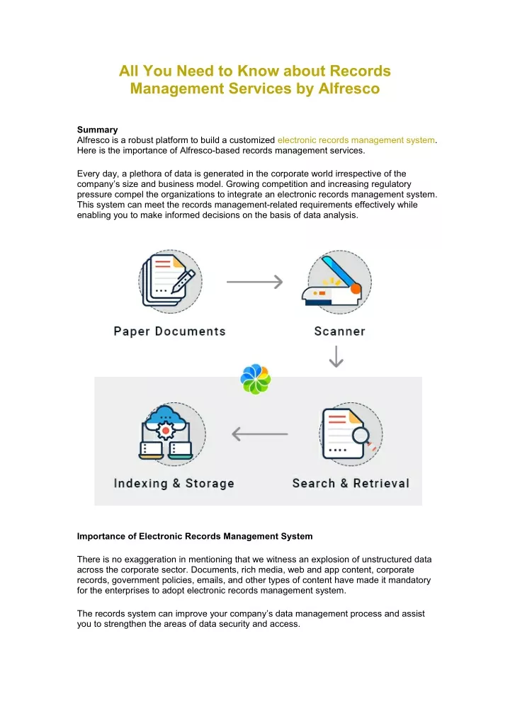 all you need to know about records management