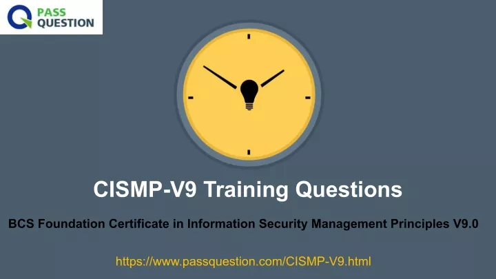 cismp v9 training questions