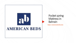 pocket spring mattress in bahrain