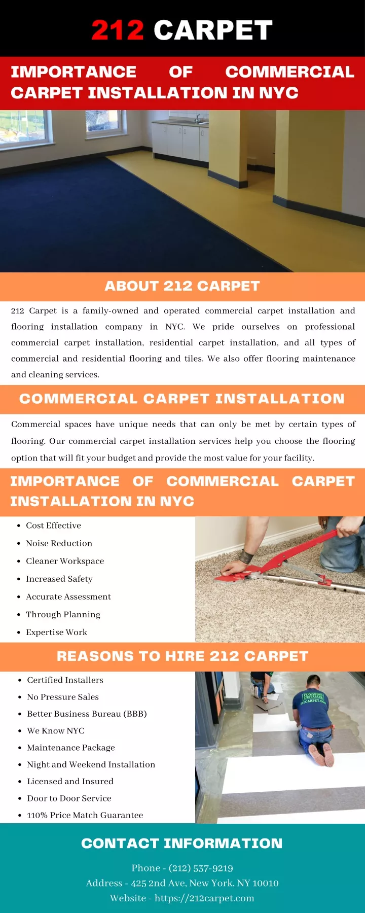 importance carpet installation in nyc