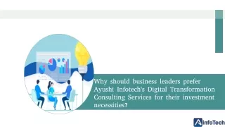 What Will Digital Transformation Consulting Services Do For Your Company?