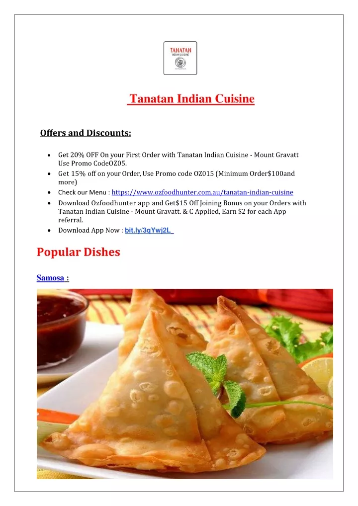 tanatan indian cuisine