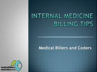 internal medicine billing tips