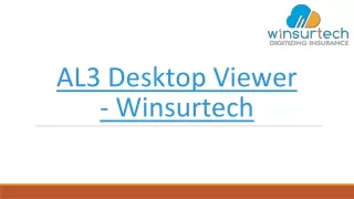 al3 desktop viewer winsurtech