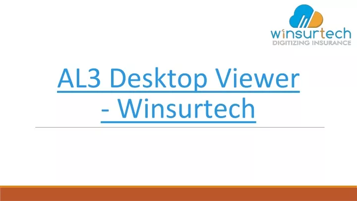 al3 desktop viewer winsurtech