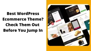 Best WordPress Ecommerce Theme? Check Them Out Before You Jump In