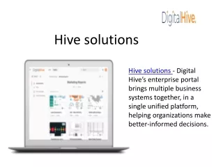 hive solutions digital hive s enterprise portal