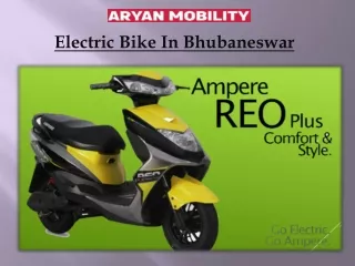 Best Electric Bike In Bhubaneswar