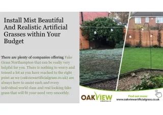 install mist beautiful and realistic artificial grasses within your budget