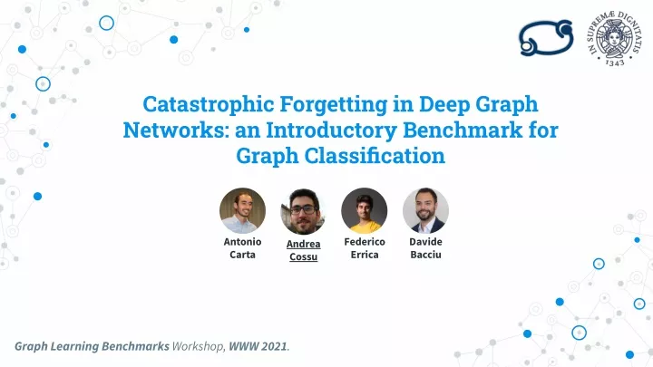 catastrophic forgetting in deep graph networks