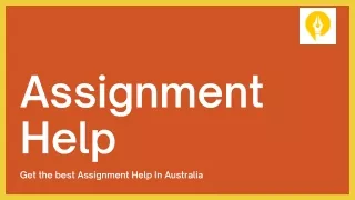 Get the best Assignment Help In Australia