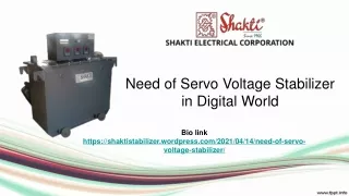 need of servo voltage stabilizer in digital world