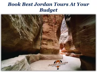 Book Best Jordan Tours At Your Budget
