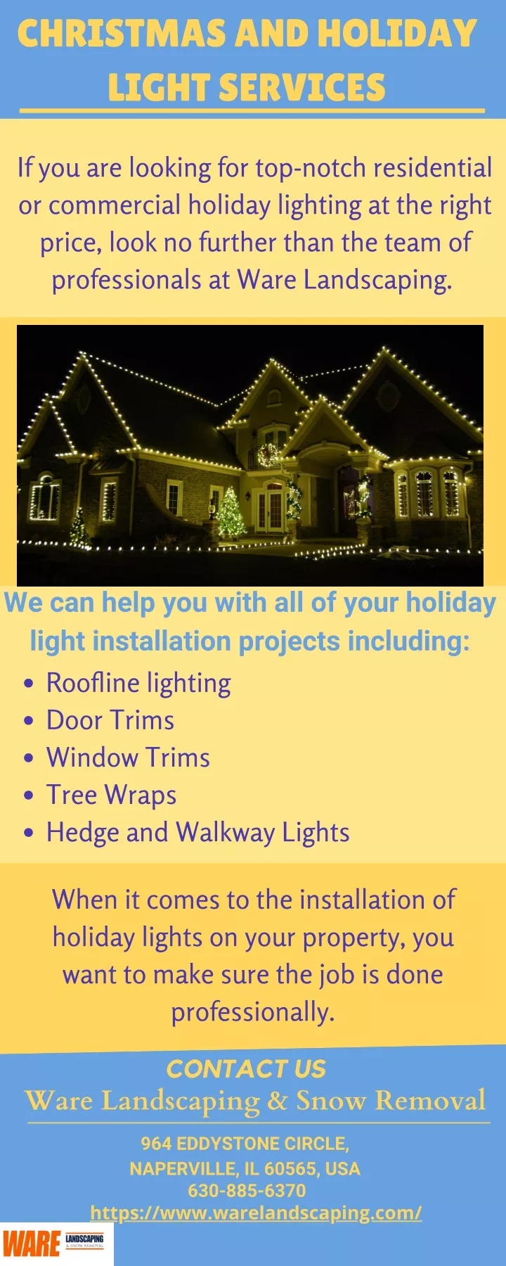 christmas and holiday light services