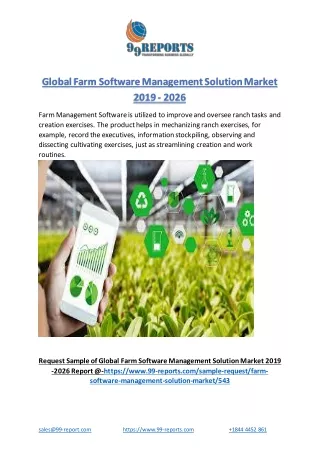 global farm software management solution market
