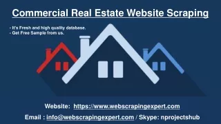 commercial real estate website scraping