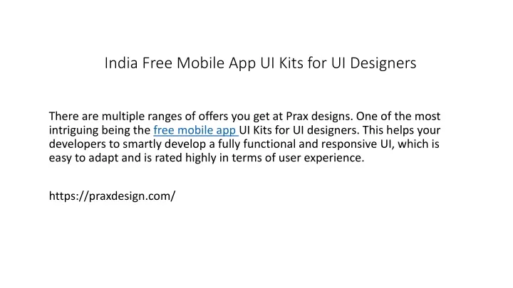 india free mobile app ui kits for ui designers