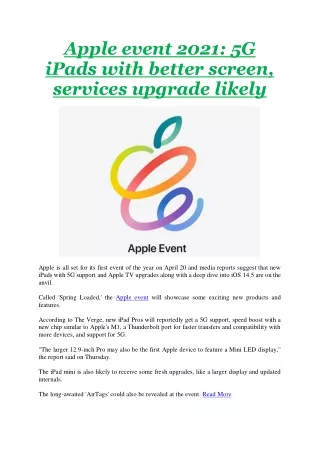 apple event 2021 5g ipads with better screen