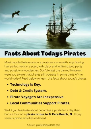 Facts About Today's Pirates