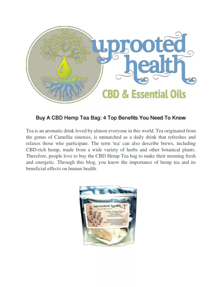 buy a cbd hemp tea bag 4 top benefits you need