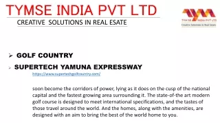 Supertech Yamuna Expressway | Plots in Yamuna Expressway